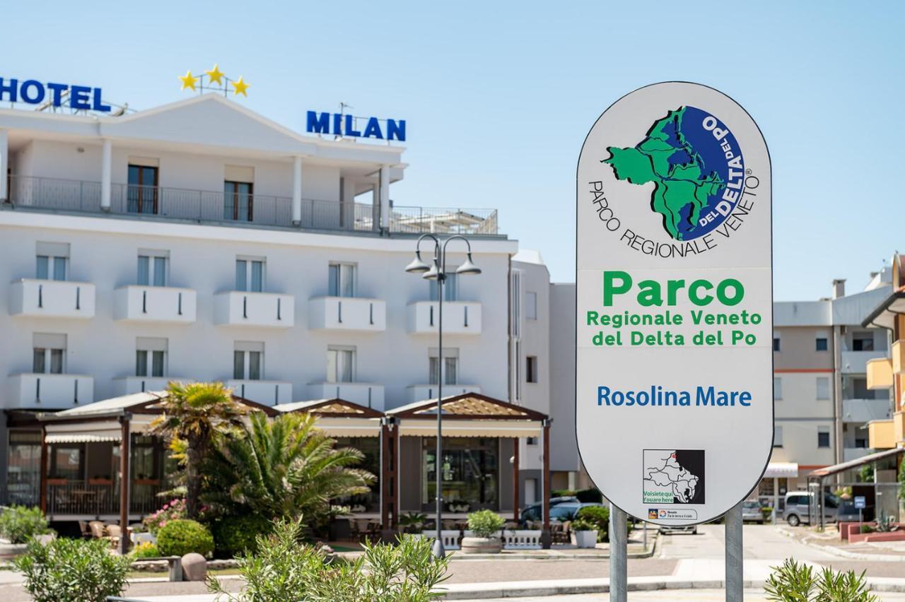 Hotel Milan Rosolina Mare Ngoại thất bức ảnh